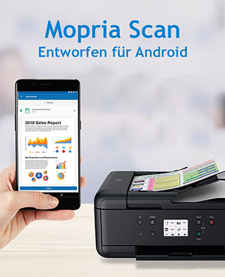 Mopria Scan bietet eine praktische Möglichkeit, Dokumente von Ihrem Scanner oder Multifunktionsdrucker (MFP) direkt auf Ihr Android-Mobilgerät zu scannen.