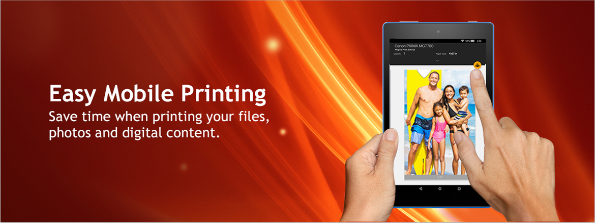 The Mopria Print Service is easy to use and is embedded in the Fire OS as a System tool.